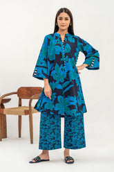 2-PC Staple Printed Shirt with Trouser CPM-3-204